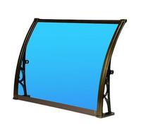 Pare-Pluie Extérieur, Auvent for Porte D'entrée, Couverture De Protection | Protection contre la pluie, la neige et la lumière du soleil, panneau épais et silencieux de 4 mm(100x400cm/39x158in)