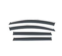 Pare-Pluie Fenêtre Fenêtres pour VW pour Golf 6 Mk6 Hayon 2009-2013 Housse De Pluie Déflecteur Auvent Bouclier Évent Garde Déflecteur Vent Voiture