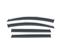 Pare-pluie Fenêtre Pare-pluie Fenêtres Pour Jeep Pour Grand Cherokee Wk2 2010-2022 Housse Pluie Déflecteur Bouclier Évent Garde Ombre Couverture Garniture Déflecteurs D'air Et Pluie Protection Solaire