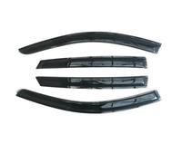 pare-pluie pour fenêtres Pour BMW X6 E71 Déflecteurs de pour vent la pluie noire Visière porte pour pare-soleil d'aération ventilation foncée 2008-2014