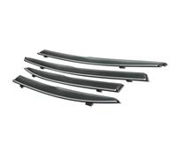 pare-pluie pour fenêtres Pour Civic pour berline 9e 2012-2015 Déflecteurs de vitres latérales Pare-brise voiture pour pare-soleil Pare-pluie Pare-intempéries(Chrome Strip)