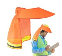 Pare- pour Casque de Construction - Housse Universelle en Tissu pour Extension de Casque Rigide, Protection UV, Accessoire de Capuchon d'étanchéité réglable | Vêtements de Travail Respirants et