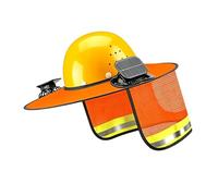 Pare-soleil à bord complet équipé de 2 ventilateurs solaires amovibles et d'un cache-cou réglable