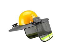 Pare-soleil à bord complet équipé de 2 ventilateurs solaires amovibles et d'un cache-cou réglable