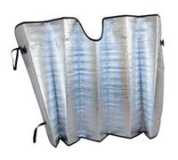 Pare-soleil - Aluminium - 130x60cm - Pliable - Ventouses - Protection solaire