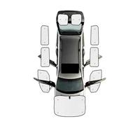 Pare-Soleil Antireflet Pare-Soleil intégral pour Ford pour Transit Custom 2012, 2013, 2014, 2015, 2016-2021 Rideau Fenêtre Voiture(All Sunshades)