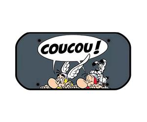 Pare-soleil arrière de voiture HTC Astérix et Obélix Coucou !! (100x50cm)