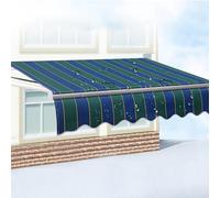 Pare-soleil articulé 200 x 150 cm - Fixation murale - Angle réglable - Protection UV - Imperméable - Rétractable - En aluminium durable - Pour terrasse, jardin, balcon