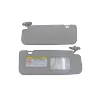 Pare-Soleil Avant de Voiture Pare-Soleil de Voiture pour Hyundai, pour Accent, pour Verna 2011 - 2015, avec Miroir(Gray 1 Pair)