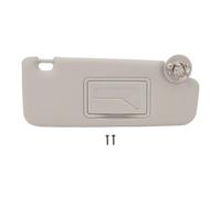 Pare Soleil Avant Intérieur pour Sonic pour Aveo 2011-2016 Pare-Soleil Intérieur pour en Plastique Gris Réglable(Droite)