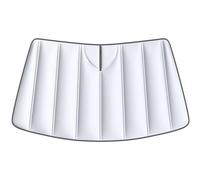 Pare-Soleil Avant Pliable pour Toyota Prius C 2011-2021 - Protection Été comme Hiver Anti-UV Isolation Thermique sur Mesure Simple à Mettre