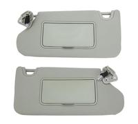 Pare-Soleil avec Lumière pour Nissan pour Altima 2013-2018 96401-3TA2A 96400-3TA2A Panneau Côté Conducteur Passager Pare Solaire Voiture(Grey 1 Set)
