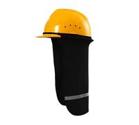 Pare-soleil avec protège-cou réglable et bandes réfléchissantes pour la construction en plein air