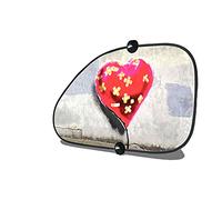 Pare-Soleil Banksy's Graffiti pour vitre latérale 65 x 38 cm