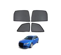 Pare Soleil Bébé Magnetique Rideau Voiture pour A4 Allroad B7 Avant 2004-2008 Fenêtre Latérales Protection de la Vie Privée Anti-UV Accessoires Auto Pliable(Rear+Triangular Window 4pcs)