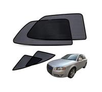 Pare Soleil Bébé Magnetique Rideau Voiture pour A4 B7 Sedan 2004-2008 Fenêtre Latérales Protection de la Vie Privée Anti-UV Accessoires Auto Pliable(Rear+Triangular Window 4pcs)
