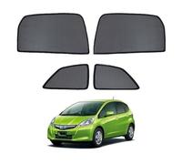Pare Soleil Bébé Magnetique Rideau Voiture pour Jazz/Fit GE 2008-2013 Fenêtre Latérales Protection de la Vie Privée Anti-UV Accessoires Auto Pliable(Rear+Triangular Window 4pcs)