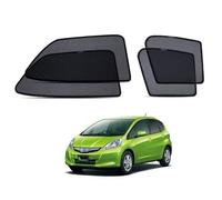 Pare Soleil Bébé Magnetique Rideau Voiture pour Jazz/Fit GE 2008-2013 Fenêtre Latérales Protection de la Vie Privée Anti-UV Accessoires Auto Pliable(Front+Rear 4pcs)