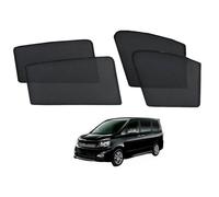 Pare Soleil Bébé Magnetique Rideau Voiture pour Noah/VOXY 70 Series 2008-2012 Fenêtre Latérales Protection de la Vie Privée Anti-UV Accessoires Auto Pliable(Front+Rear 4pcs)