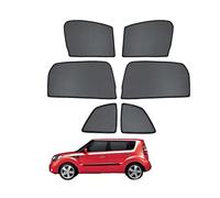 Pare Soleil Bébé Magnetique Rideau Voiture pour Soul AM 2008-2013 Fenêtre Latérales Protection de la Vie Privée Anti-UV Accessoires Auto Pliable(Side Window 6pcs)