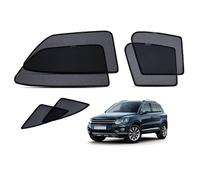 Pare Soleil Bébé Magnetique Rideau Voiture pour Tiguan 5N 2007-2015 Fenêtre Latérales Protection de la Vie Privée Anti-UV Accessoires Auto Pliable(Side Window 6pcs)