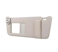 Pare-Soleil Beige avec Éclairage Côté Conducteur Gauche Côté Passager Droit pour Toyota Venza 09-16 avec Rétroviseur(Beige Left Side)
