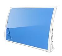 Pare-soleil bleu pour balcon et terrasse, 150 x 120 cm, durable, convient pour les portes, les bords de fenêtre, le jardin, protection contre les intempéries