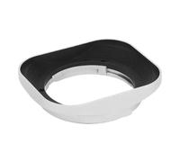 Pare-Soleil carré en métal argenté Compatible avec Les objectifs Fujifilm XF 23mm F/2 R WR et XF 35mm F/2 R WR