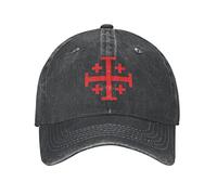 Pare-Soleil Casquette Croix De Jérusalem Respirante Sun Protection Casquettes Réglable Visiere pour Pêche Jogging Les Saisons