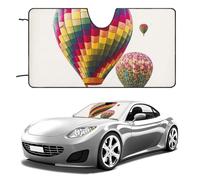 Pare-soleil coloré en forme de montgolfière pliable pour fenêtre avant de voiture, pare-soleil portable, bloque les rayons UV, pour la plupart des berlines, SUV, camions, accessoires de véhicule