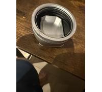 Pare-Soleil Compatible avec Fujifilm X100V, Capuchon de Protection pour Objectif en Métal Argenté