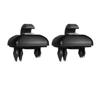 Pare-Soleil côté conducteur pour A1 A3 S3 A4 S4 A5 S5 Q3 Q5 8U0857562A Gris Noir 2 pièces Clip Gris Crochet de Suspension intérieur Support latéral (2 pièces Noires)