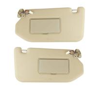 Pare-Soleil Côté Gauche Droit De Voiture pour Infiniti QX60 JX35 2014-2017 | Pare-soleil Voiture Panneau pare-soleil avant(Beige 1 Pair)