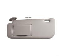 Pare-soleil côté gauche et droit avec miroir pour Toyota Corolla 2014-2019 - Pare-soleil intérieur de rechange en PVC, montage côté conducteur et passager, montage direct, visière rabattable (gris