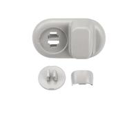 Pare-Soleil Côté pour BMW pour Mini Pare-Soleil intérieur | Pour Cooper R55 R56 R60 2006-2013 pare-soleil latéral de toit avant support de crochet retenue(Gray Front)