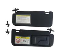 Pare-Soleil Côté pour Toyota pour Rocco 2WD 4WD 2015 - 2022 Panneau De Visière De Voiture Pare-Soleil Avant Droit Pare-soleils IntéRieur(Black 1 Pair)