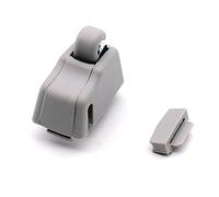 Pare-Soleil Côté pour VW pour Touareg 2011-2018 Support Pare-Soleil Clip Retenue Retenue Support Crochet Noir Gris Beige Gauche Droite 4L0859562 Clip Pare-Soleil Pare-Soleil Assy (Couleur : Grey)