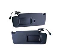 Pare-Soleil Côté Visière Voiture pour VW pour Golf 7 pour Jetta MK7 pour T-Cross pour Passat pour E-Golf pour T-Roc 5GG857551 Panneau Pare-Soleil Avant Voiture avec Miroir Maquillage(Le Noir,1 Paire)
