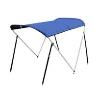Pare-soleil de bateau en caoutchouc - Pare-soleil pour bateau | Tissu Oxford 600D pliable pour bateau et kayak | Pare-soleil pour kayak | Support en acier inoxydable | Kit de matériel pour auvent de