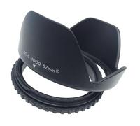 Pare-soleil de caméra, pare-soleil à baïonnette de 62mm pour appareil Photo DSLR, photographie