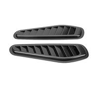 Pare-Soleil de Capot, Garniture Décorative ABS pour Entrée d'air (Black) | Ajustement Universel, Construction en ABS, Support Adhésif, Installation sans Outil, Style Extérieur, Accessoire Automobile