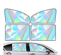 Pare-soleil de fenêtre de voiture, pare-soleil de fenêtre de siège avant, protection contre la chaleur, protection UV et anti-reflet pour la sécurité de conduite, bouclier thermique respirant pour une