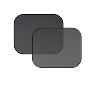 Pare-Soleil De Lunette Avant Et Arrière, Protection À Ventouse, Rideaux Voiture Anti-UV, 2 Pièces Protection UV Couverture Pare Brise Flexible