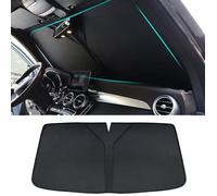 Pare-soleil de pare-brise - Belle commode - Protection UV - Isolation intérieure - Pliable et compact