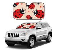 Pare-soleil de pare-brise de voiture en forme de coccinelle mignonne - Réflecteur pliable - Protection universelle pour voiture, SUV, camion - Garde votre véhicule au frais