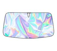 Pare-Soleil de Pare-Brise pour Audi Q4 e tron 2021-2021 2022 2023 2024 2025 MEB, Technologie de Réflexion Laser et Nano Refroidissement, Protection Thermique et UV, Occultant, Pliable Accessoires