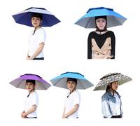 Pare-Soleil De Pêche Pliable Portable, Chapeau Parapluie Double Couche, Protection Uv, Casquette, Outils De Pêche