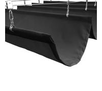 Pare-soleil de pergola rétractable - Auvent imperméable pour terrasse et terrasse, voile d'ombrage avec fil coulissant pour une protection solaire ultime