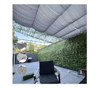 Pare-soleil de pergola rétractable sur mesure - Voile coulissante ondulée pour terrasse avec protection UV à 95 %, longueur réglable pour terrasse, cour et tonnelle (15 x 80 m)