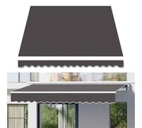 Pare-soleil de rechange rétractable pour jardin, balcon et terrasse (cadre non inclus) - 300 x 250 cm, protection UV imperméable